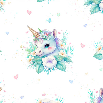 TISSU-LICORNE-FEUILLAGE-CHARLES-ET-CELESTINE