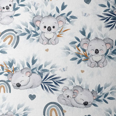 TISSU-koala-bleu-arc-en-ciel-CHARLES-ET-CELESTINE