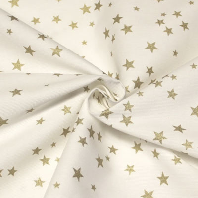 charles-et-celestine-tissus-BLANC-ETOILE-DORÉ-gaston-et-tapis-eveil